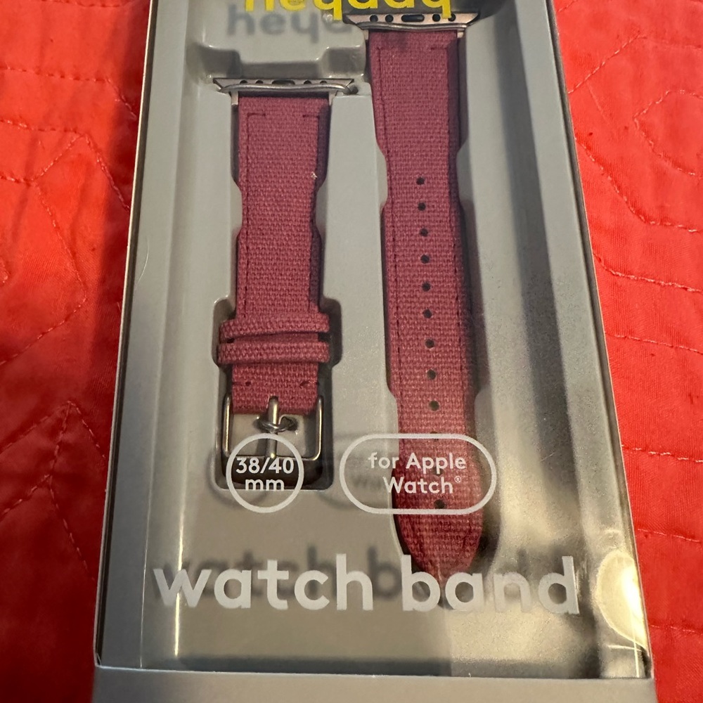 Heyday Pink fabric apple watch band 38/40mm